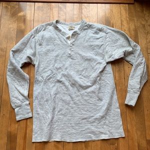 Vtg Ll bean river drivers shirt size large. Long underwear wool blend